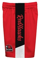 Vive La Fete Miami RedHawks Youth Red Mesh Athletic Shorts