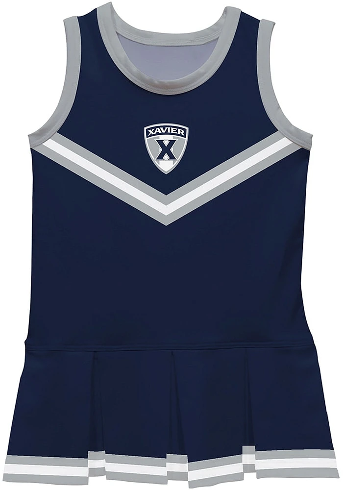 Vive La Fete Xavier Musketeers Toddler Girls Blue Britney Dress Sets Cheer