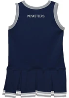 Vive La Fete Xavier Musketeers Toddler Girls Blue Britney Dress Sets Cheer