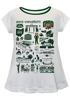 Vive La Fete Ohio Bobcats Toddler Girls Impressions Short Sleeve T-Shirt