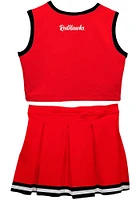 Vive La Fete Miami RedHawks Toddler Girls Red Ashley 2 Pc Sets Cheer