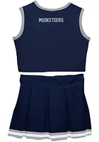 Vive La Fete Xavier Musketeers Toddler Girls Blue Ashley 2 Pc Sets Cheer