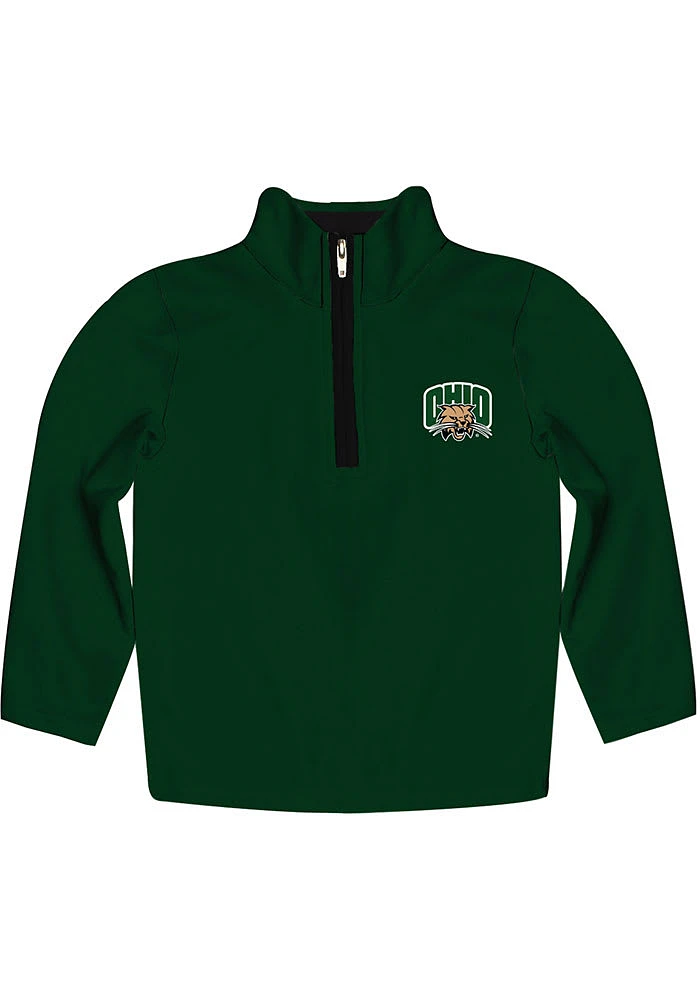 Vive La Fete Ohio Bobcats Youth Impressions Long Sleeve Quarter Zip Shirt