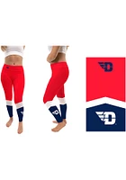 Vive La Fete Dayton Flyers Womens Red Colorblock Pants