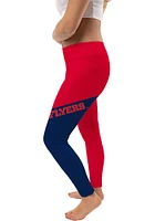 Vive La Fete Dayton Flyers Womens Red Colorblock Letter Pants