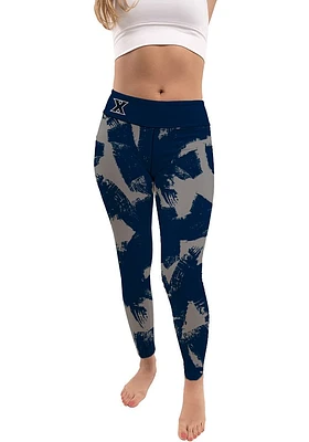 Vive La Fete Xavier Musketeers Womens Blue Paint Brush Plus Athletic Pants