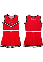 Vive La Fete Miami RedHawks Girls Red Ashley 2 Pc Set Cheer