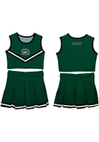 Vive La Fete Ohio Bobcats Girls Green Ashley 2 Pc Set Cheer