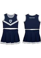 Vive La Fete Xavier Musketeers Girls Blue Ashley 2 Pc Set Cheer