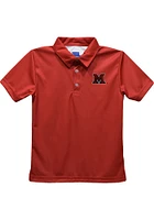 Vive La Fete Miami RedHawks Toddler Team Short Sleeve Polo Shirt