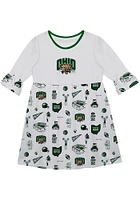 Vive La Fete Ohio Bobcats Toddler Impressions Long Sleeve Dress