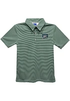 Vive La Fete Ohio Bobcats Toddler Green Pencil Stripe Short Sleeve Polo Shirt