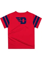 Vive La Fete Dayton Flyers Youth Red Stripes Short Sleeve T-Shirt