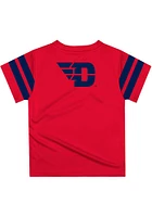 Vive La Fete Dayton Flyers Infant Stripes Short Sleeve T-Shirt Red