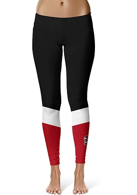 Vive La Fete Miami RedHawks Womens Black Ankle Colorblock Plus Athletic Pants