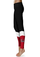 Vive La Fete Miami RedHawks Womens Black Ankle Colorblock Plus Athletic Pants