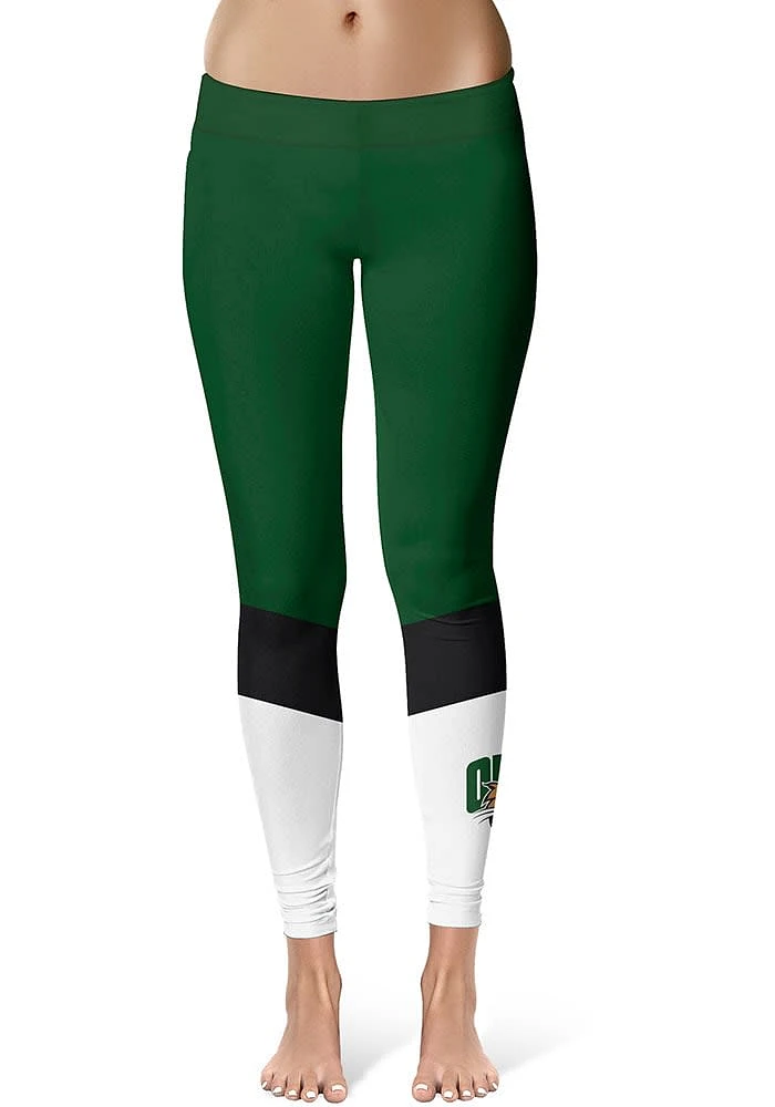 Vive La Fete Ohio Bobcats Womens Green Ankle Colorblock Plus Athletic Pants