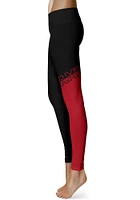 Vive La Fete Miami RedHawks Womens Black Colorblock Plus Athletic Pants