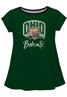 Vive La Fete Ohio Bobcats Toddler Girls Script Blouse Short Sleeve T-Shirt