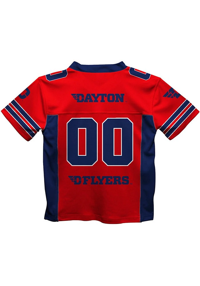 Vive La Fete Dayton Flyers Toddler Red Mesh Football Jersey