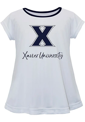 Vive La Fete Xavier Musketeers Girls Script Blouse Short Sleeve Tee