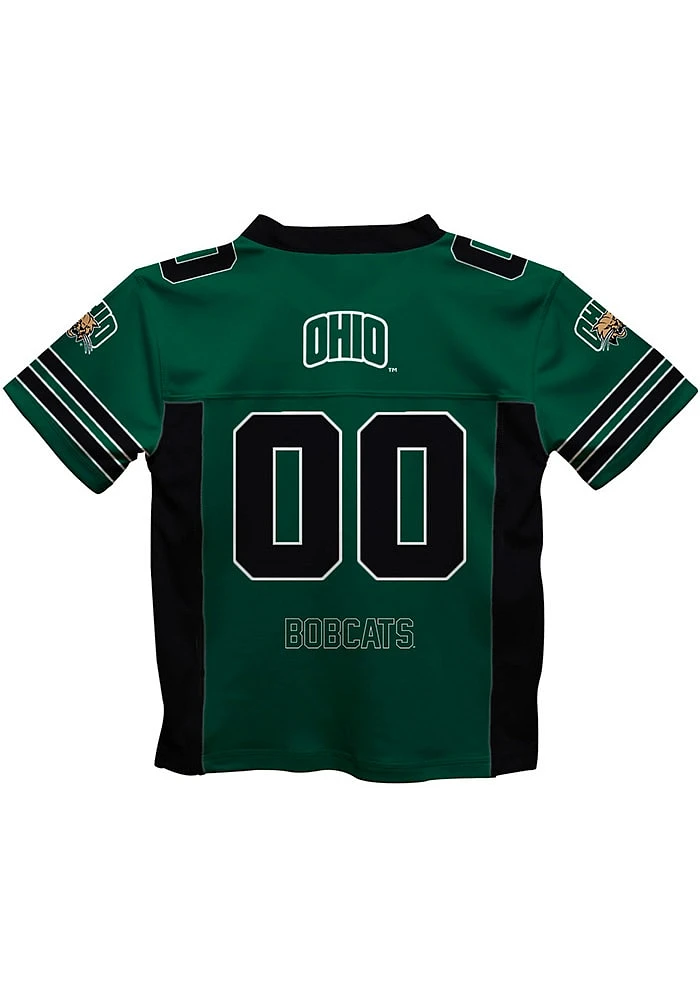 Vive La Fete Ohio Bobcats Youth Green Mesh Football Jersey