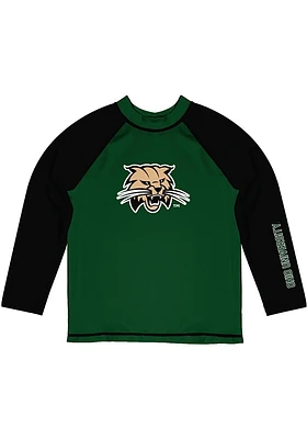 Vive La Fete Ohio Bobcats Toddler Green Rash Guard Long Sleeve T-Shirt