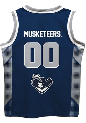 Vive La Fete Xavier Musketeers Toddler Blue Mesh Jersey Basketball