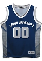 Vive La Fete Xavier Musketeers Toddler Blue Mesh Jersey Basketball