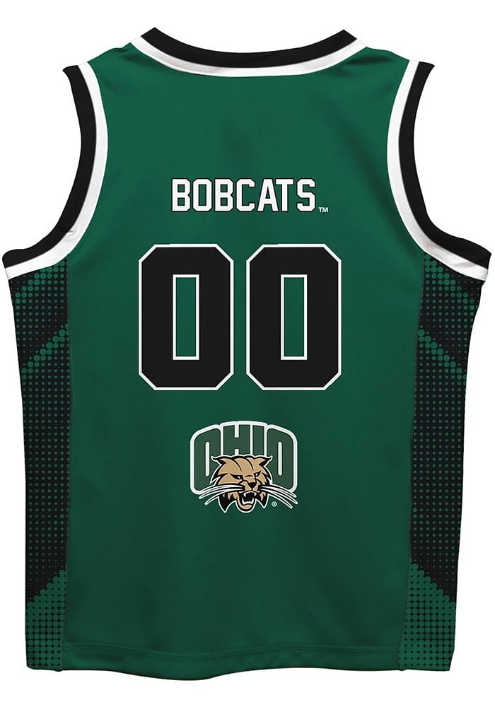 Vive La Fete Ohio Bobcats Youth Mesh Green Basketball Jersey