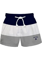 Vive La Fete Xavier Musketeers Baby Blue Stripe Swim Trunks