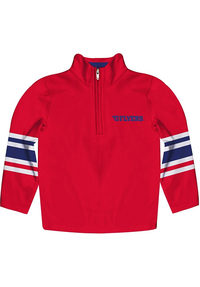 Vive La Fete Dayton Flyers Toddler Red Felix Long Sleeve Qtr Zip