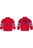 Vive La Fete Dayton Flyers Toddler Red Felix Long Sleeve Qtr Zip