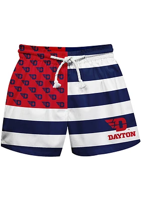 Vive La Fete Dayton Flyers Baby Red Flag Swim Trunks