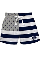 Vive La Fete Xavier Musketeers Baby Blue Flag Swim Trunks