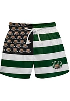 Vive La Fete Ohio Bobcats Toddler Green Flag Swimwear Swim Trunks