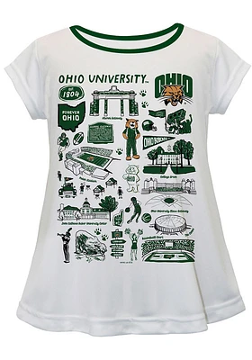 Vive La Fete Ohio Bobcats Infant Girls Impressions Short Sleeve T-Shirt