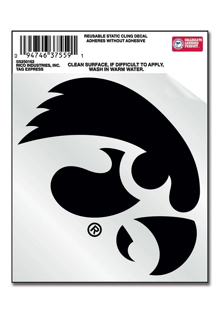 Iowa Hawkeyes Small Design Auto Static Cling