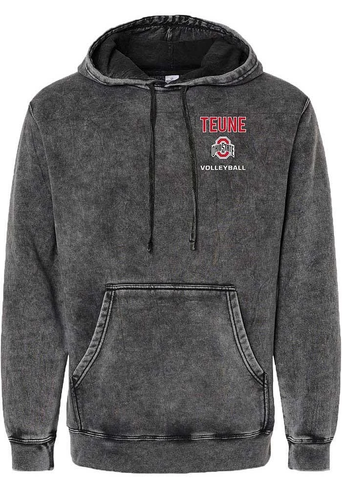 Kyle Teune  Rally Ohio State Buckeyes Mens NIL Embroidered Fashion Hood