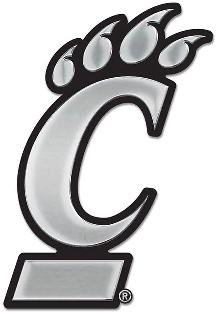 Cincinnati Bearcats Chrome Car Emblem - Silver