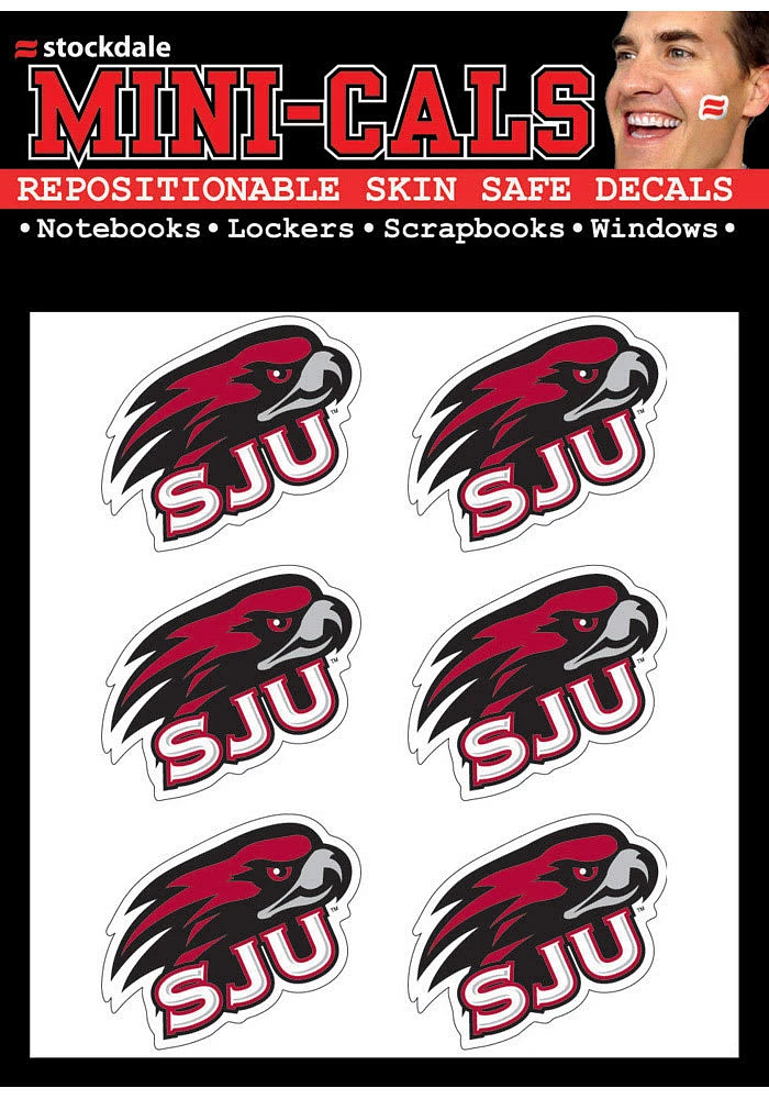 Saint Josephs Hawks 6 Pack Tattoo