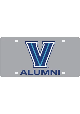 Villanova Wildcats Silver Alumni Car Accessory License Plate