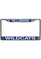 Villanova Wildcats Silver Chrome Graphic License Plate Frame - Silver