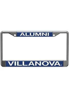 Villanova Wildcats Silver Chrome License Plate Frame - Silver