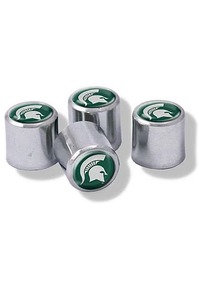 Michigan State Spartans 4 Pack Auto Accessory Valve Stem Cap