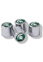 Michigan State Spartans 4 Pack Auto Accessory Valve Stem Cap
