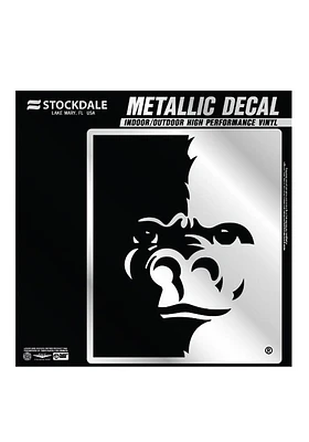 Pitt State Gorillas 6x6 Metallic Auto Decal - Black