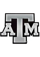 Texas A&M Aggies Chrome Car Emblem - Silver