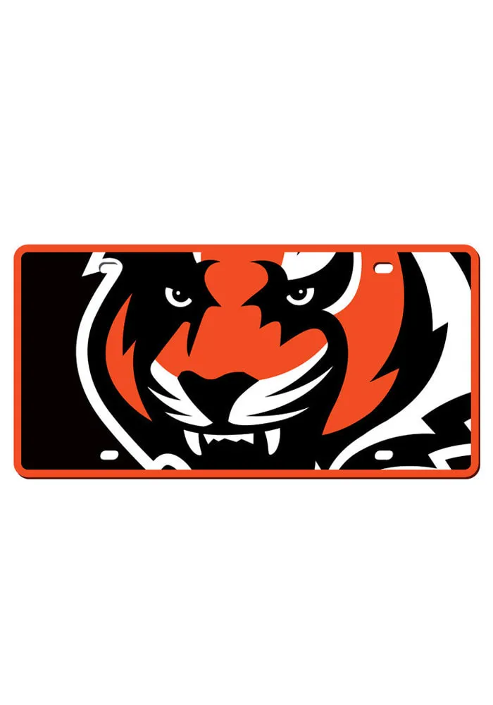 Cincinnati Bengals Mega Logo Car Accessory License Plate