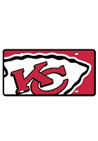 Kansas City Chiefs Red Team Name Mega Logo Car Accessory License Plate